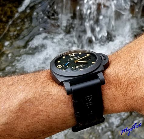 panerai 661 carbotech|Panerai Pam 661 Carbotech at home in the water..